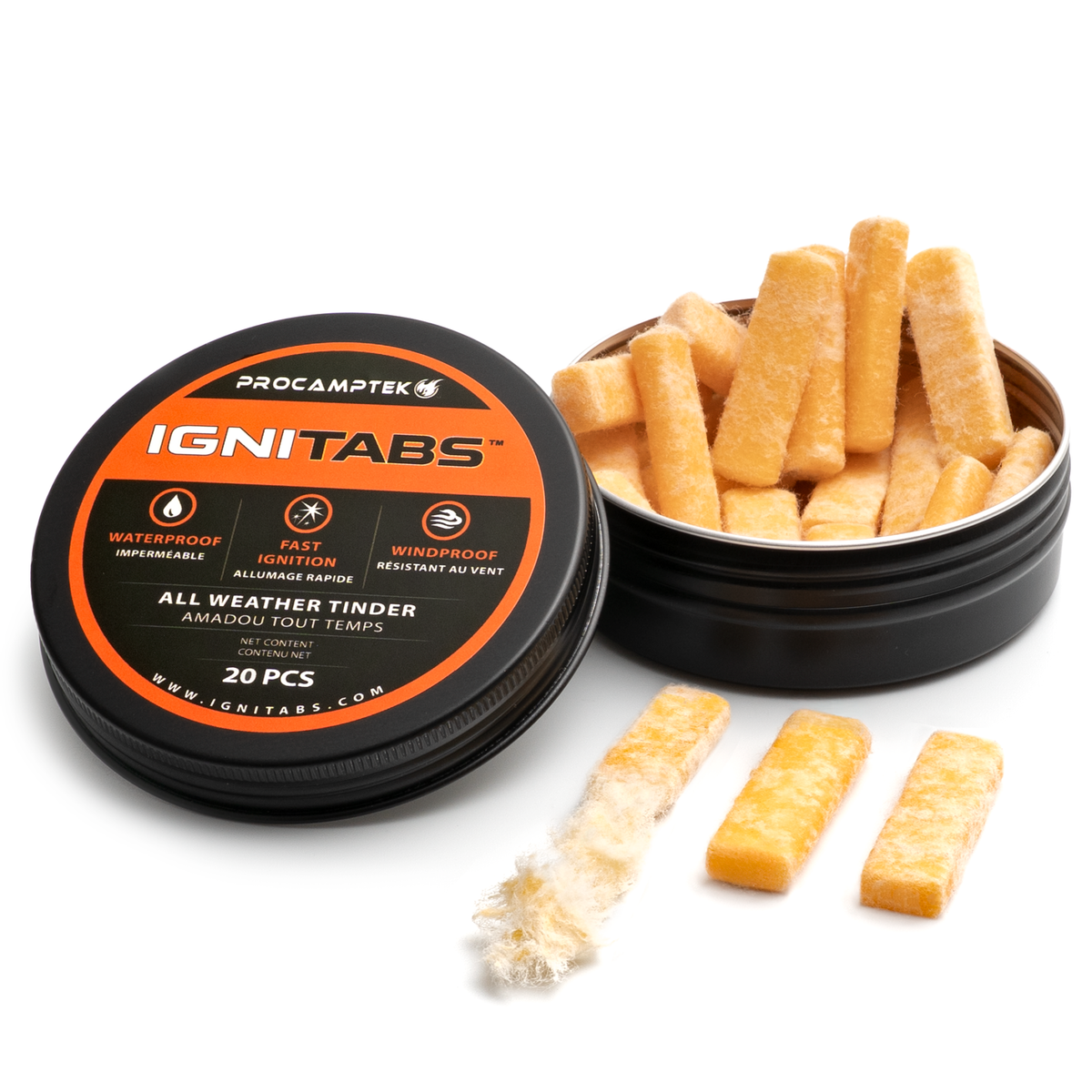 IGNITABS™ All-Weather Fire Starter
