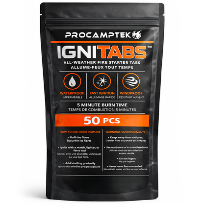 IGNITABS™ All-Weather Fire Starter